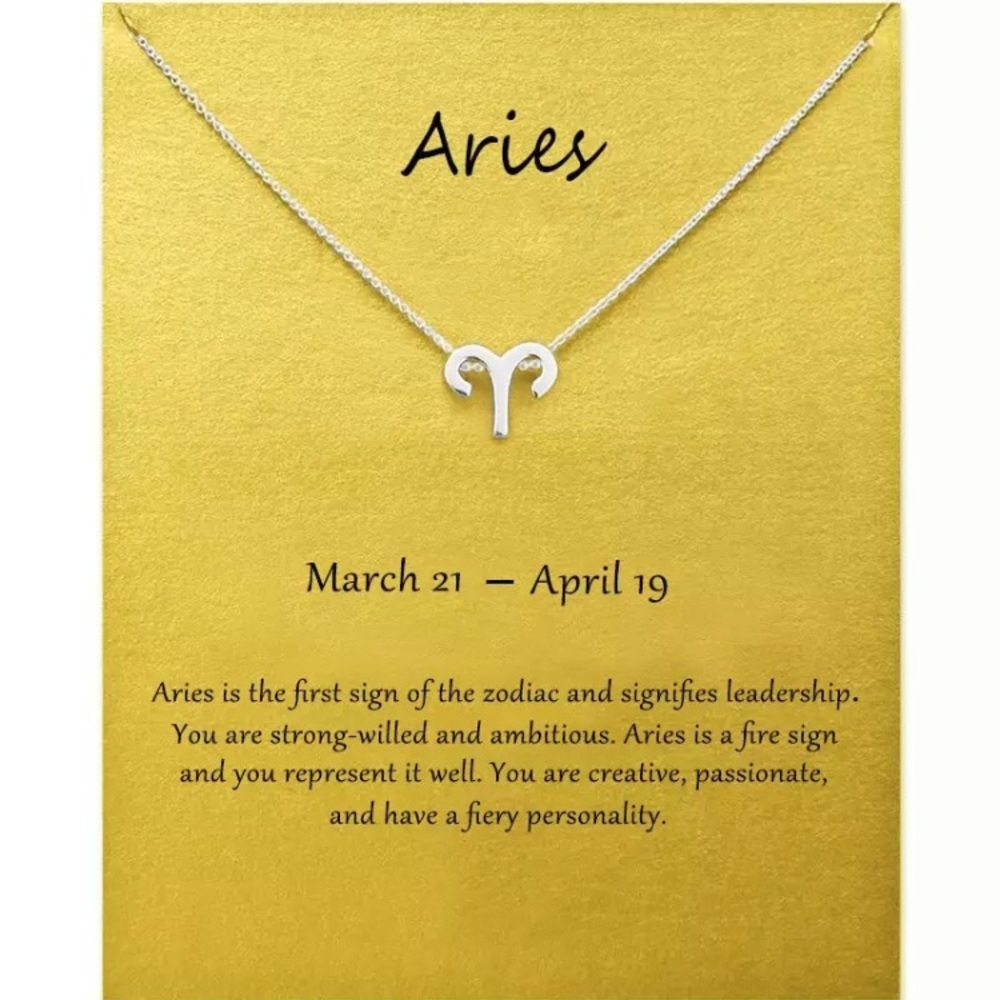 Aries ♈️ Zodiac Chains Necklace
